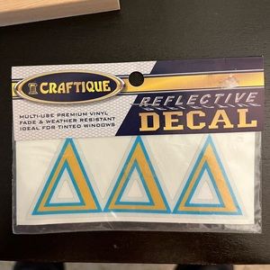 Tri Delta car decal